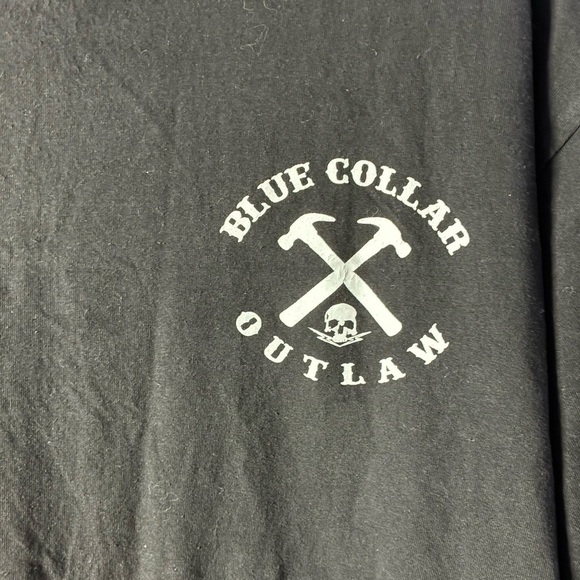 Outlaw Black Graphic T-Shirt for Men XL - Picture 6 of 10